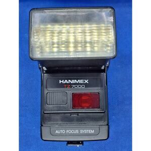Hanimex Tz 7000 Shoe Mount Flash With Case - Works Well!